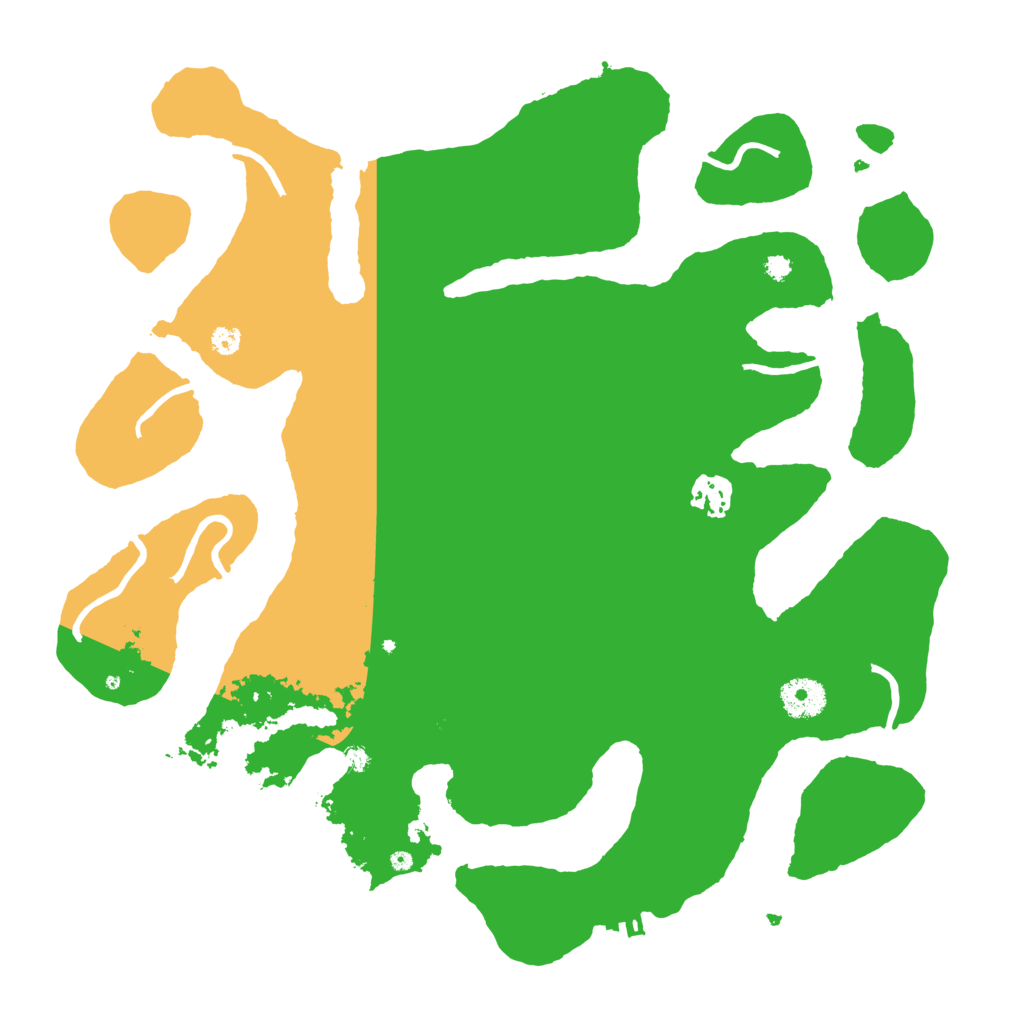 Biome Rust Map: Procedural Map, Size: 3600, Seed: 184846