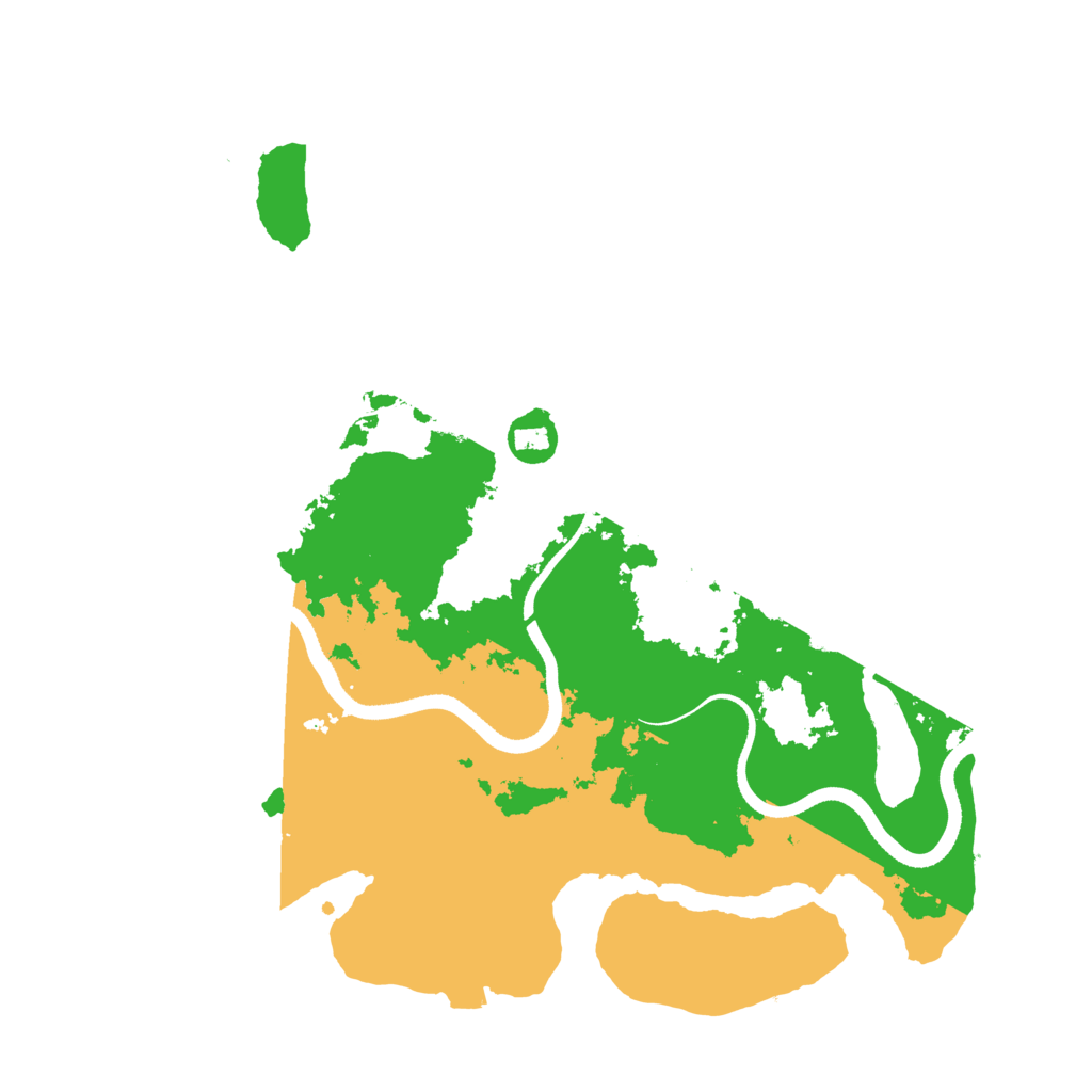 Biome Rust Map: Procedural Map, Size: 3500, Seed: 215215125