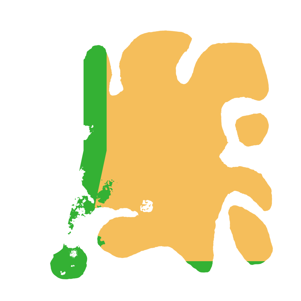 Biome Rust Map: Barren, Size: 3500, Seed: 1149463467