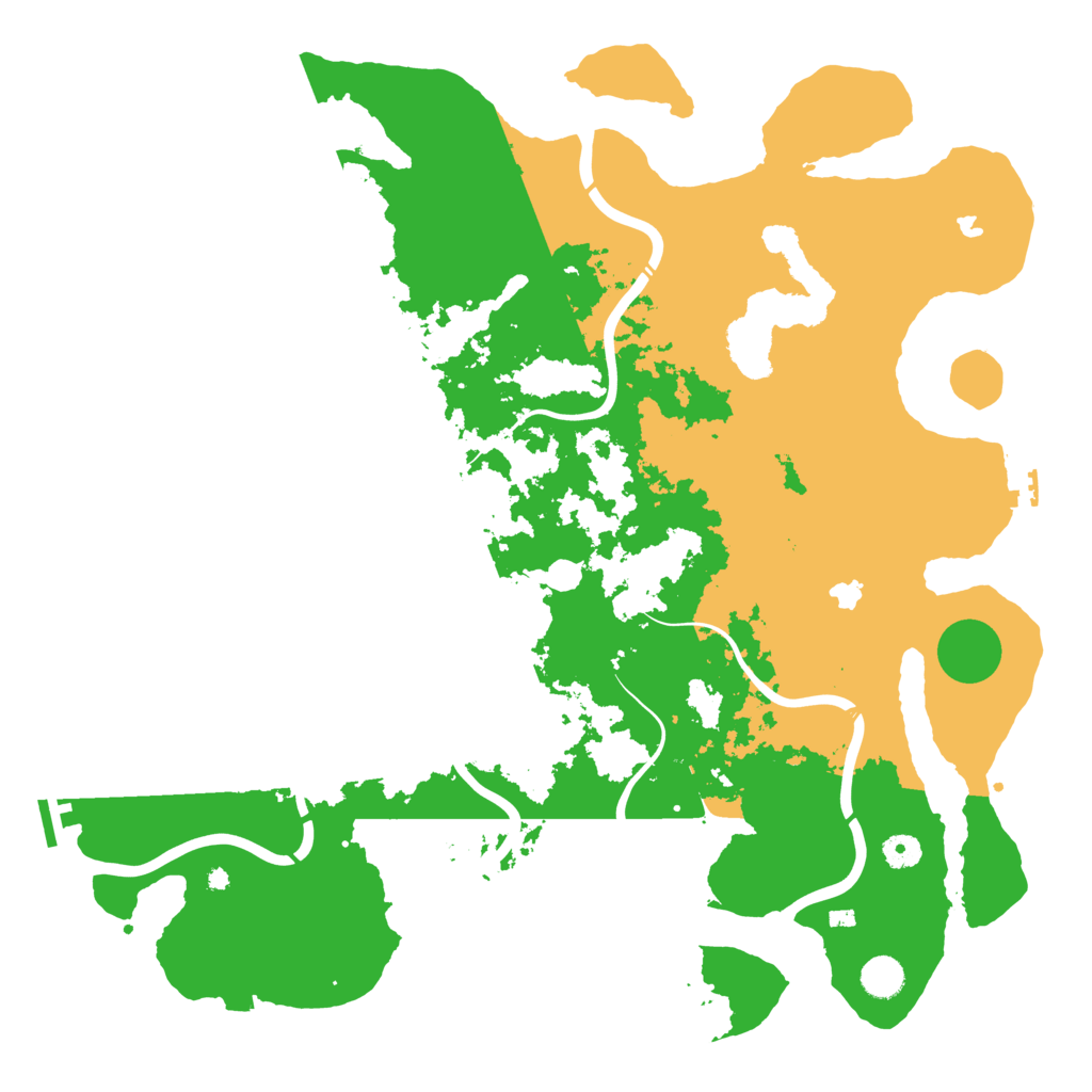 Biome Rust Map: Procedural Map, Size: 4500, Seed: 67547651