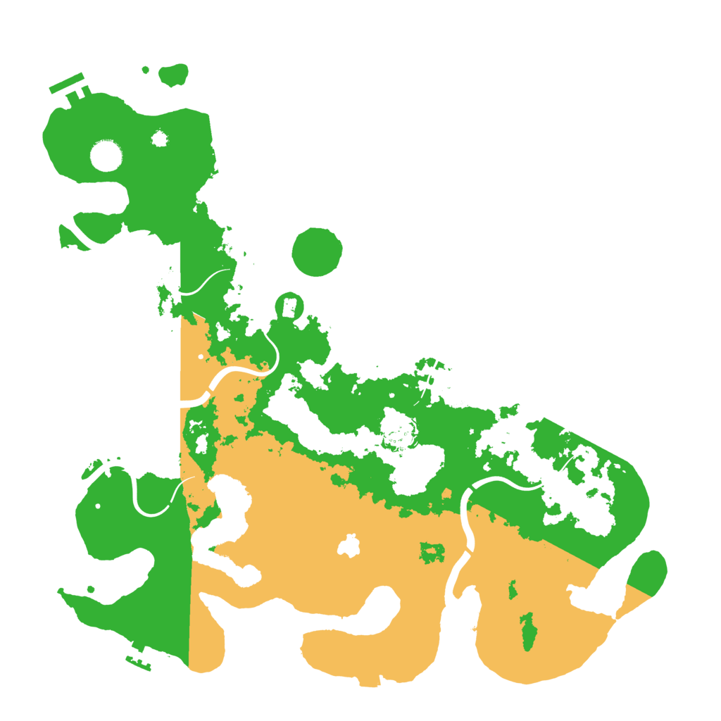 Biome Rust Map: Procedural Map, Size: 4000, Seed: 12345321