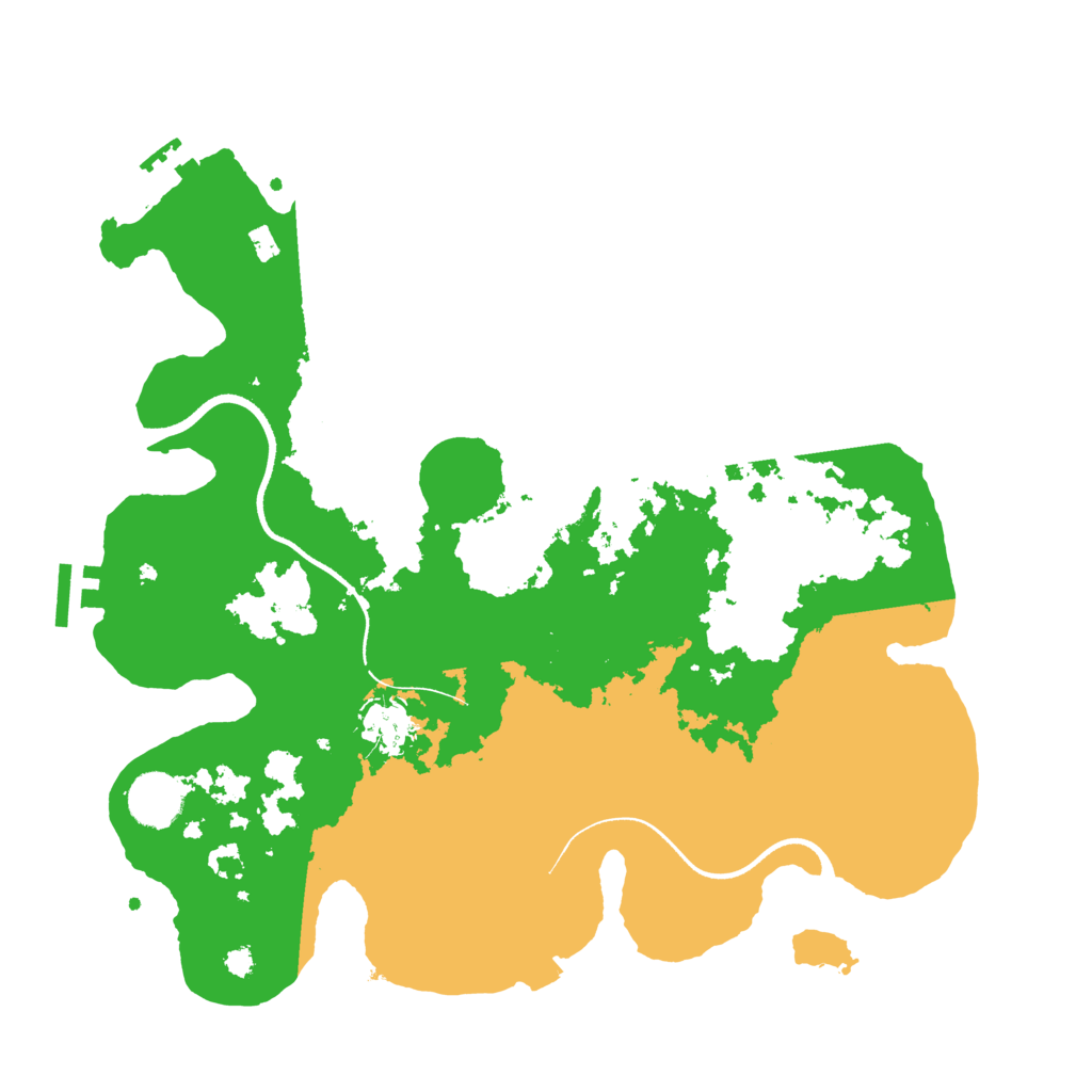 Biome Rust Map: Procedural Map, Size: 3500, Seed: 12061340
