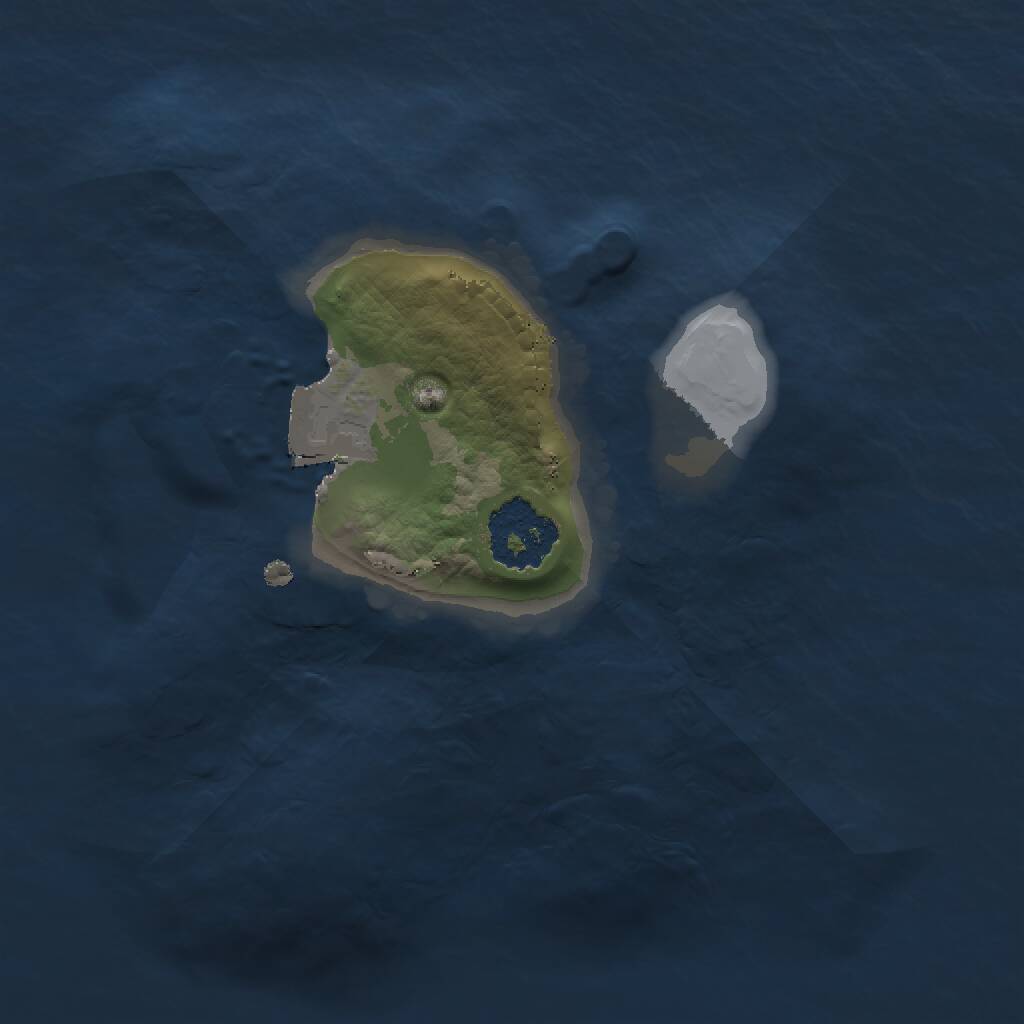 Rust Map: Procedural Map, Size: 1500, Seed: 35, 1 Monuments