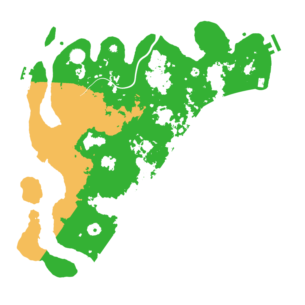 Biome Rust Map: Procedural Map, Size: 3500, Seed: 328341