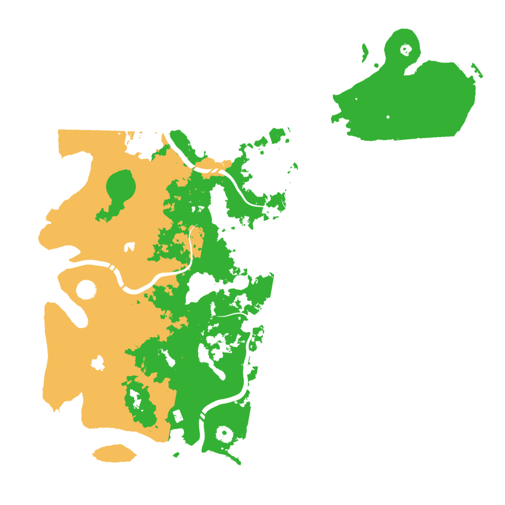 Biome Rust Map: Procedural Map, Size: 4500, Seed: 703525976