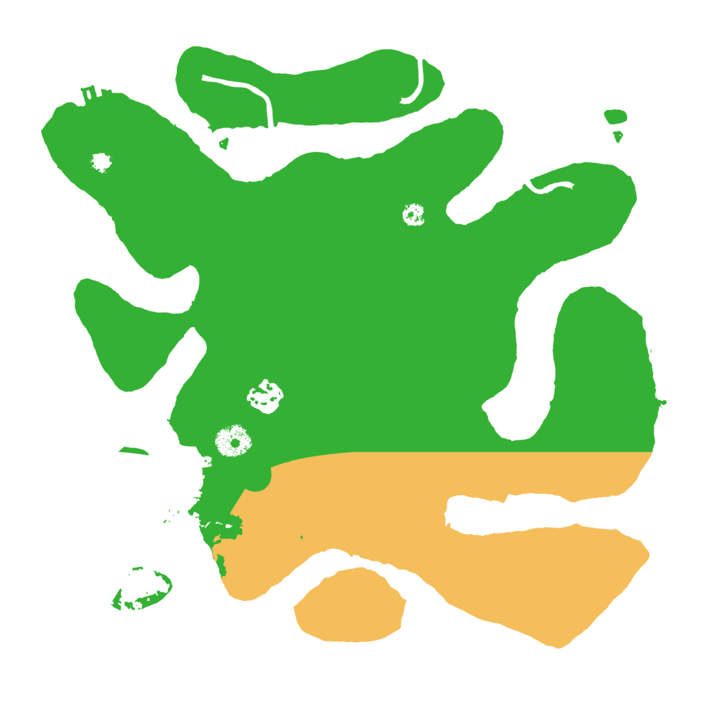 Biome Rust Map: Procedural Map, Size: 3200, Seed: 462137863