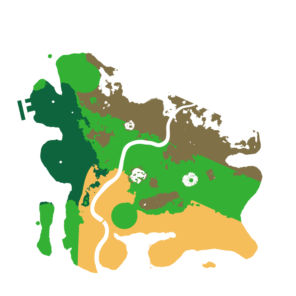 Biome Rust Map: Procedural Map, Size: 3000, Seed: 56784