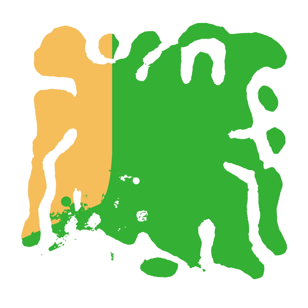 Biome Rust Map: Barren, Size: 4000, Seed: 87685598