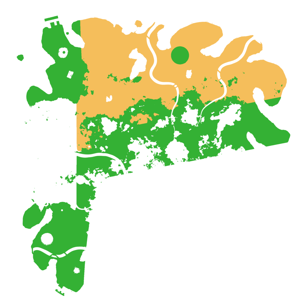 Biome Rust Map: Procedural Map, Size: 4500, Seed: 579911983