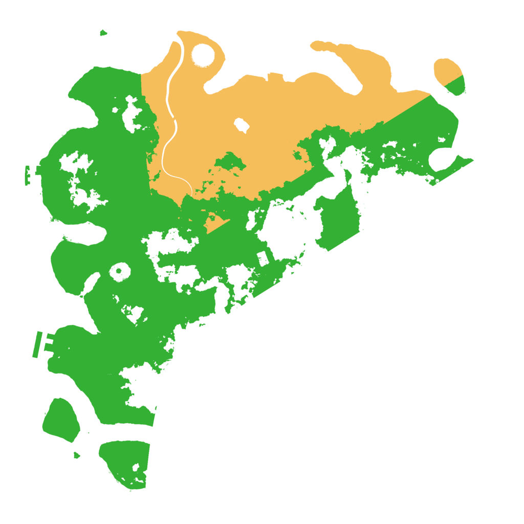 Biome Rust Map: Procedural Map, Size: 4000, Seed: 92184
