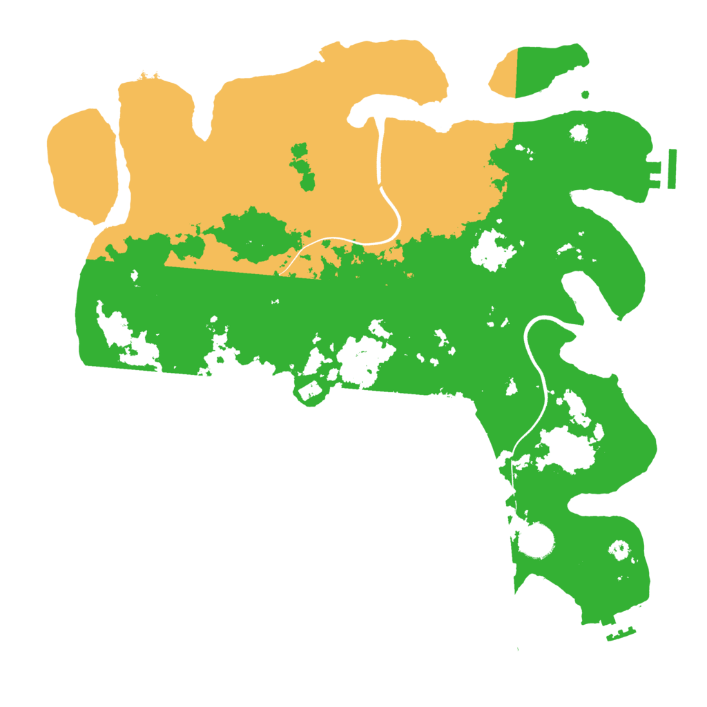 Biome Rust Map: Procedural Map, Size: 3600, Seed: 1447634680