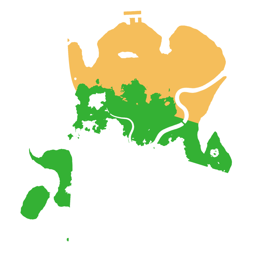 Biome Rust Map: Procedural Map, Size: 3000, Seed: 31538