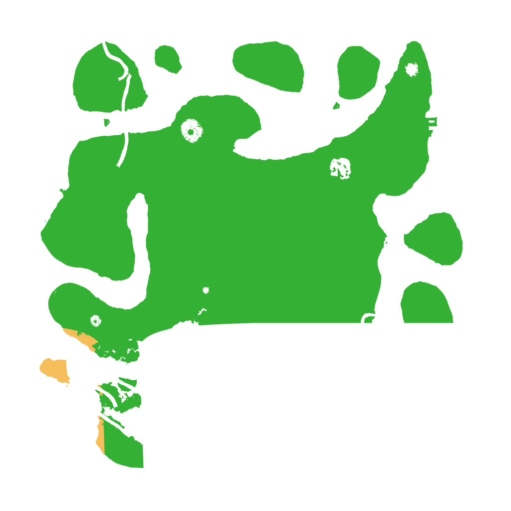 Biome Rust Map: Procedural Map, Size: 3500, Seed: 52729420