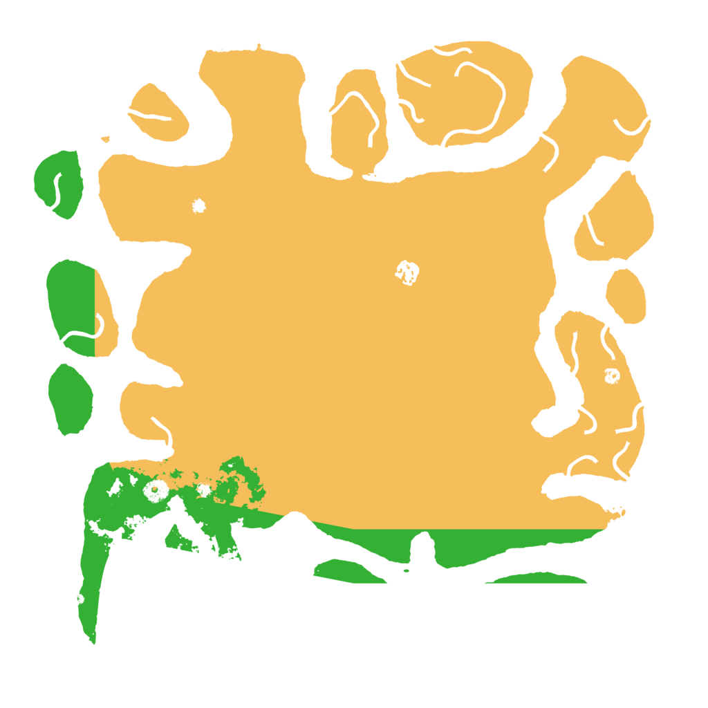 Biome Rust Map: Procedural Map, Size: 4500, Seed: 6543210