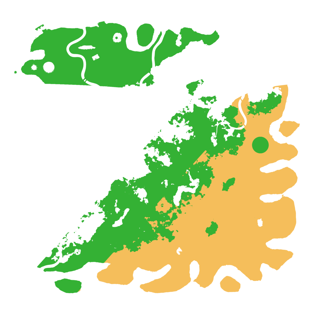 Biome Rust Map: Procedural Map, Size: 5000, Seed: 654982
