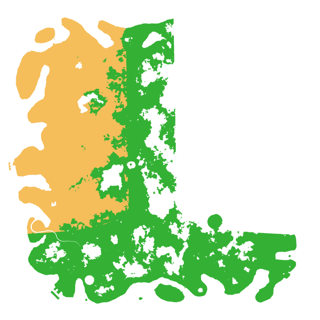 Biome Rust Map: Procedural Map, Size: 6000, Seed: 16486