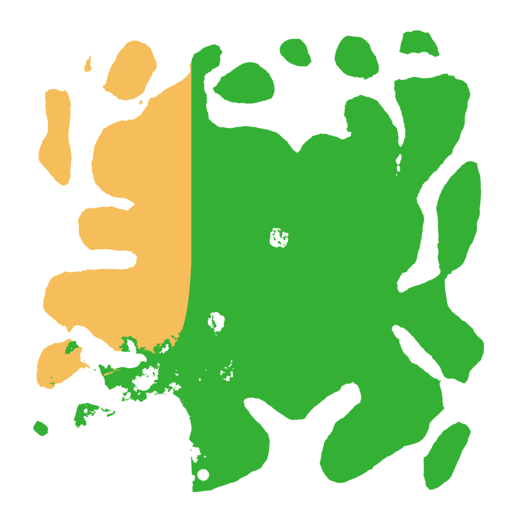 Biome Rust Map: Barren, Size: 4000, Seed: 2096915958