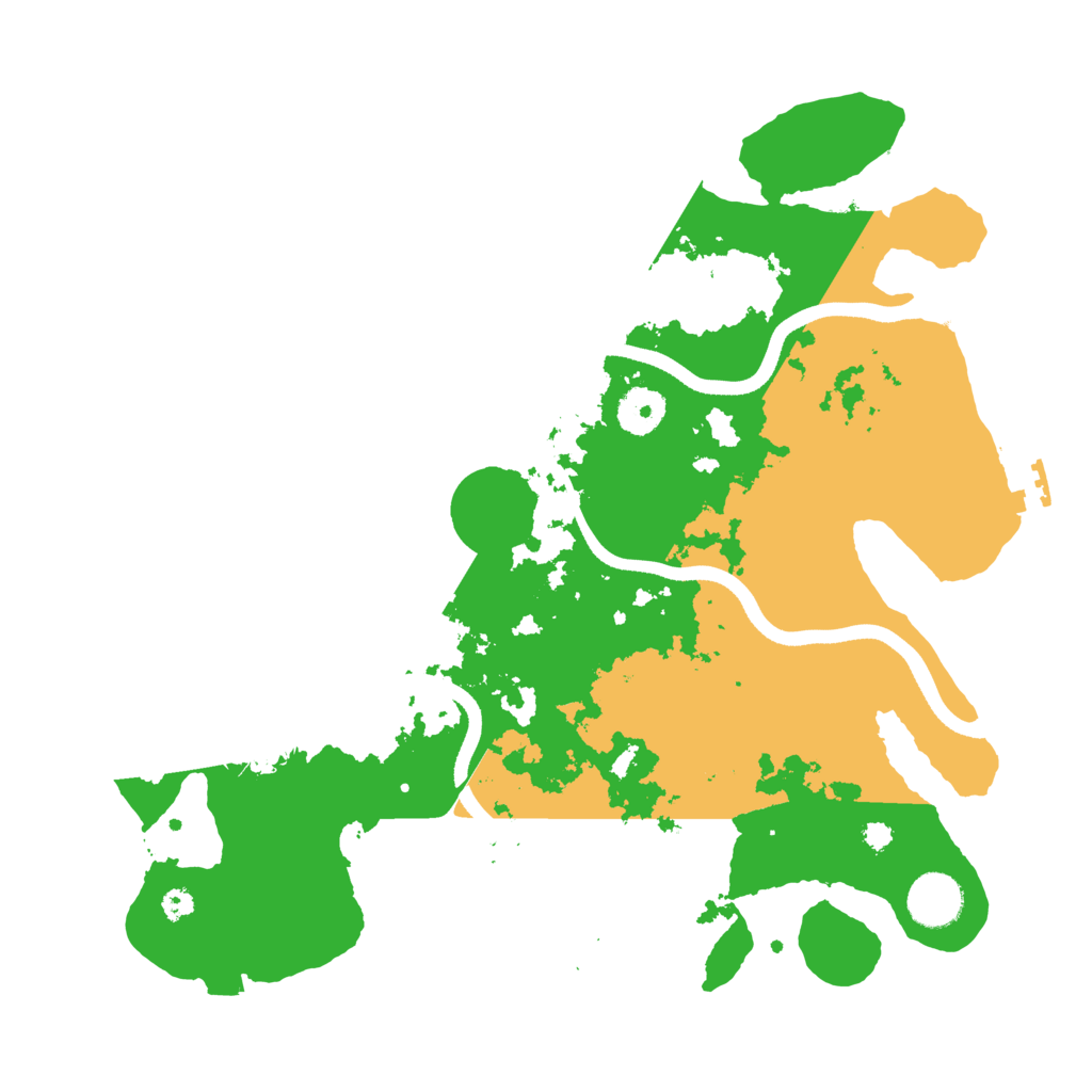 Biome Rust Map: Procedural Map, Size: 3500, Seed: 1340623543