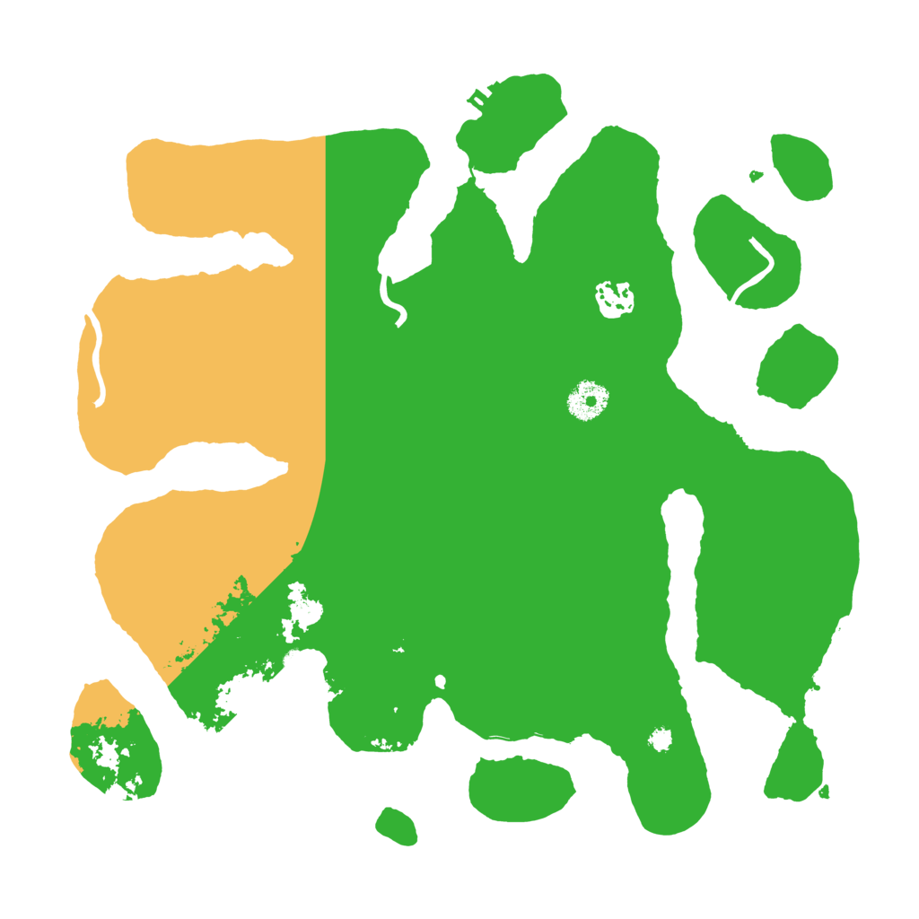 Biome Rust Map: Procedural Map, Size: 3500, Seed: 131231