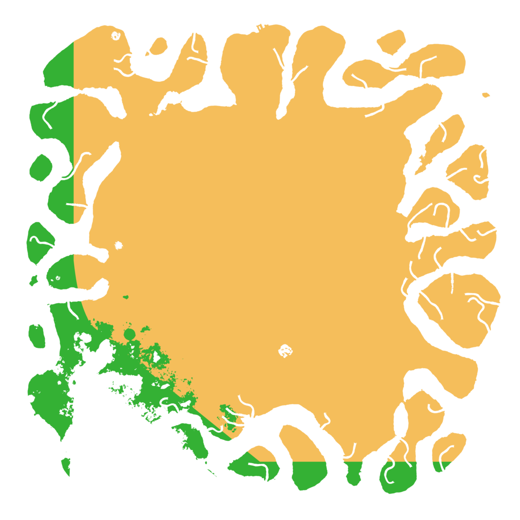 Biome Rust Map: Procedural Map, Size: 6000, Seed: 1778541158
