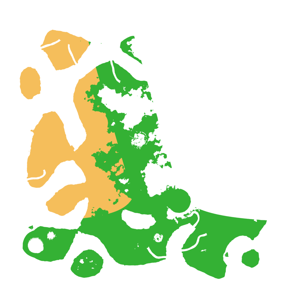 Biome Rust Map: Procedural Map, Size: 3500, Seed: 85858