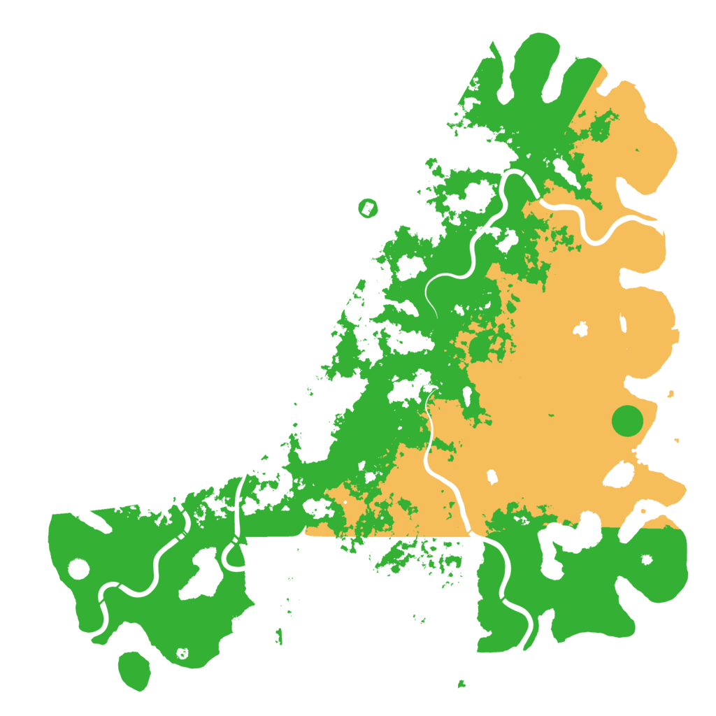 Biome Rust Map: Procedural Map, Size: 6000, Seed: 120000