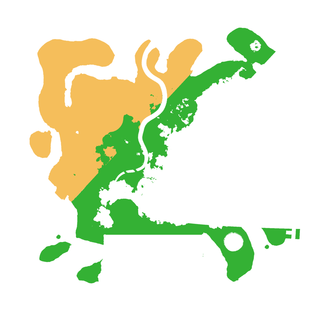 Biome Rust Map: Procedural Map, Size: 3000, Seed: 1723