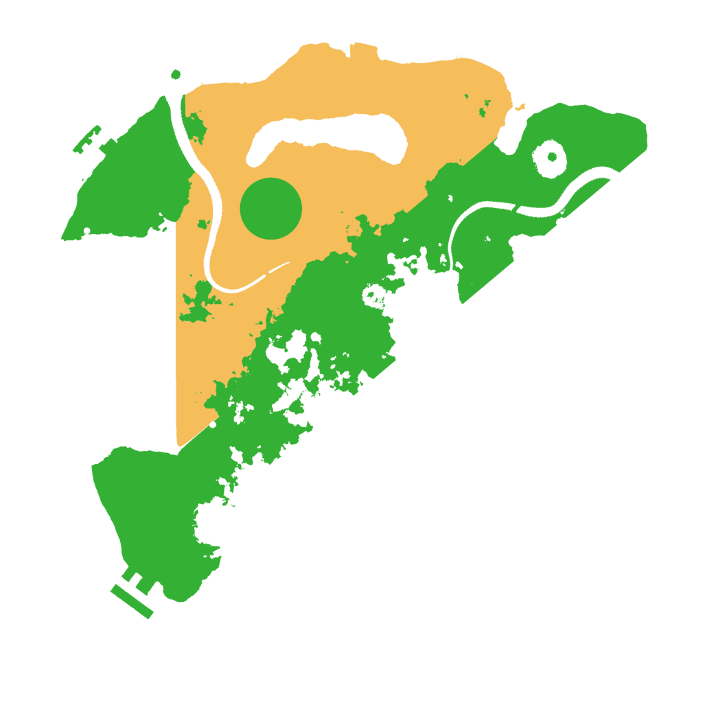 Biome Rust Map: Procedural Map, Size: 3000, Seed: 2118297399