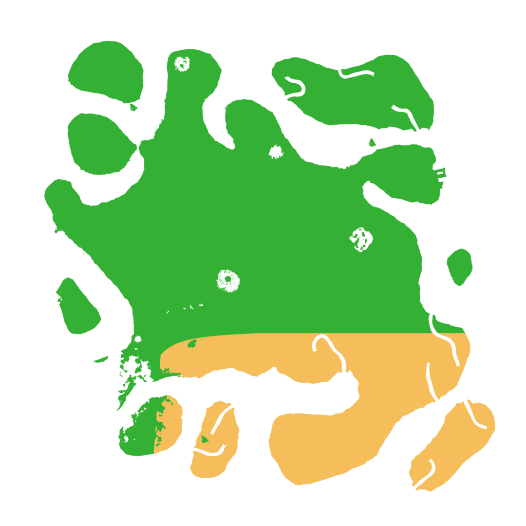 Biome Rust Map: Procedural Map, Size: 3500, Seed: 749658132