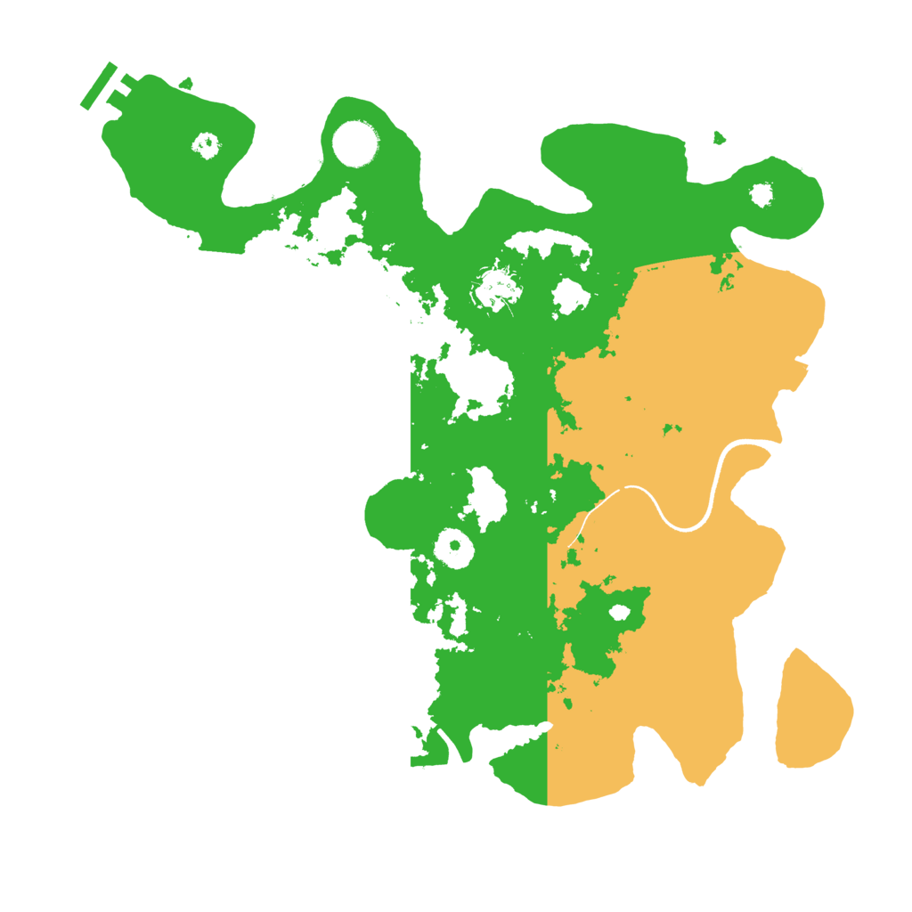Biome Rust Map: Procedural Map, Size: 3500, Seed: 920332830