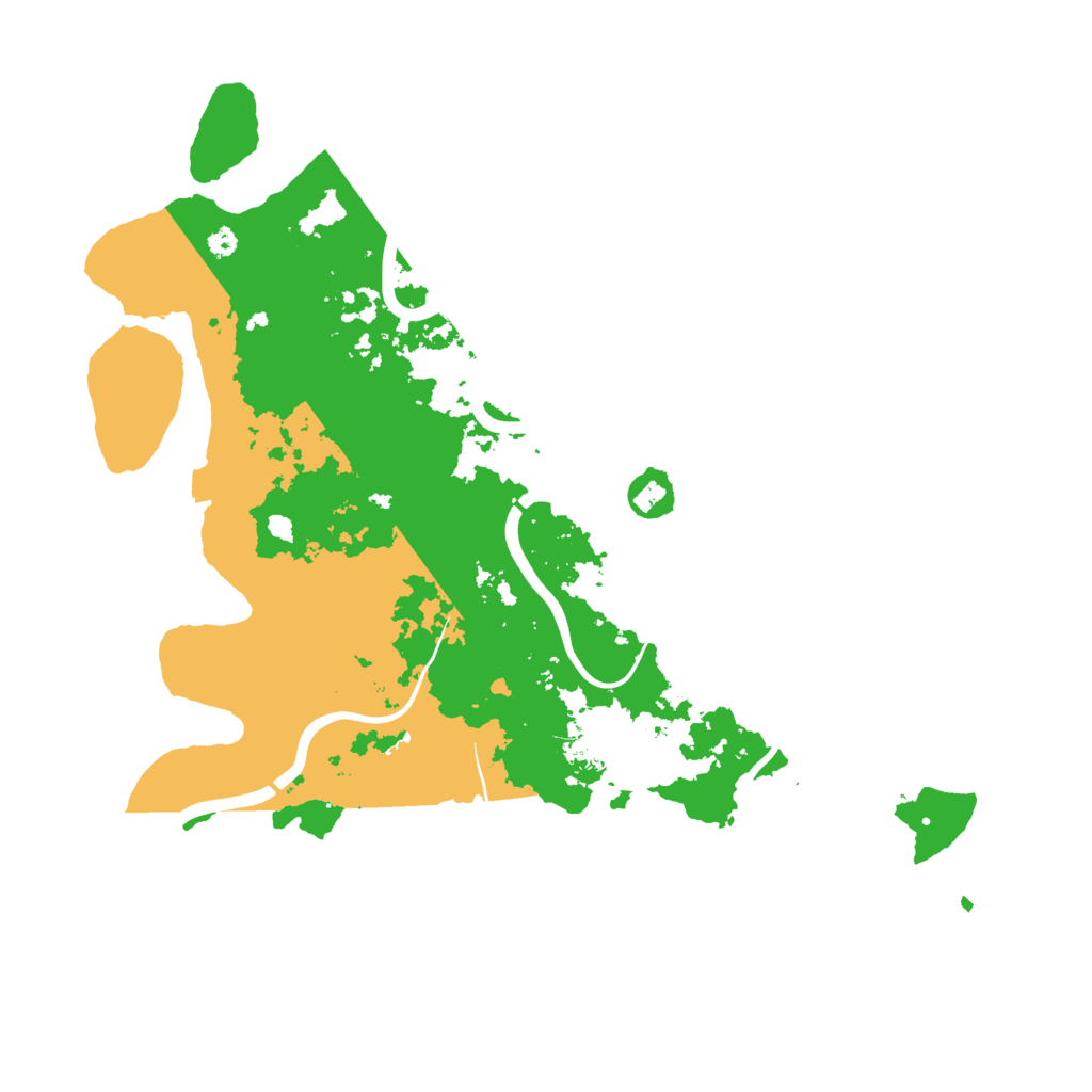 Biome Rust Map: Procedural Map, Size: 3850, Seed: 2133944256