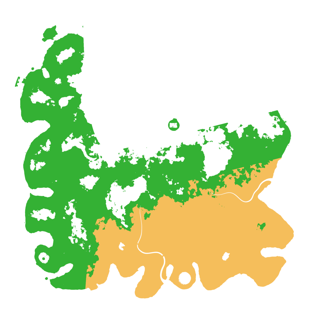 Biome Rust Map: Procedural Map, Size: 4500, Seed: 1311919667