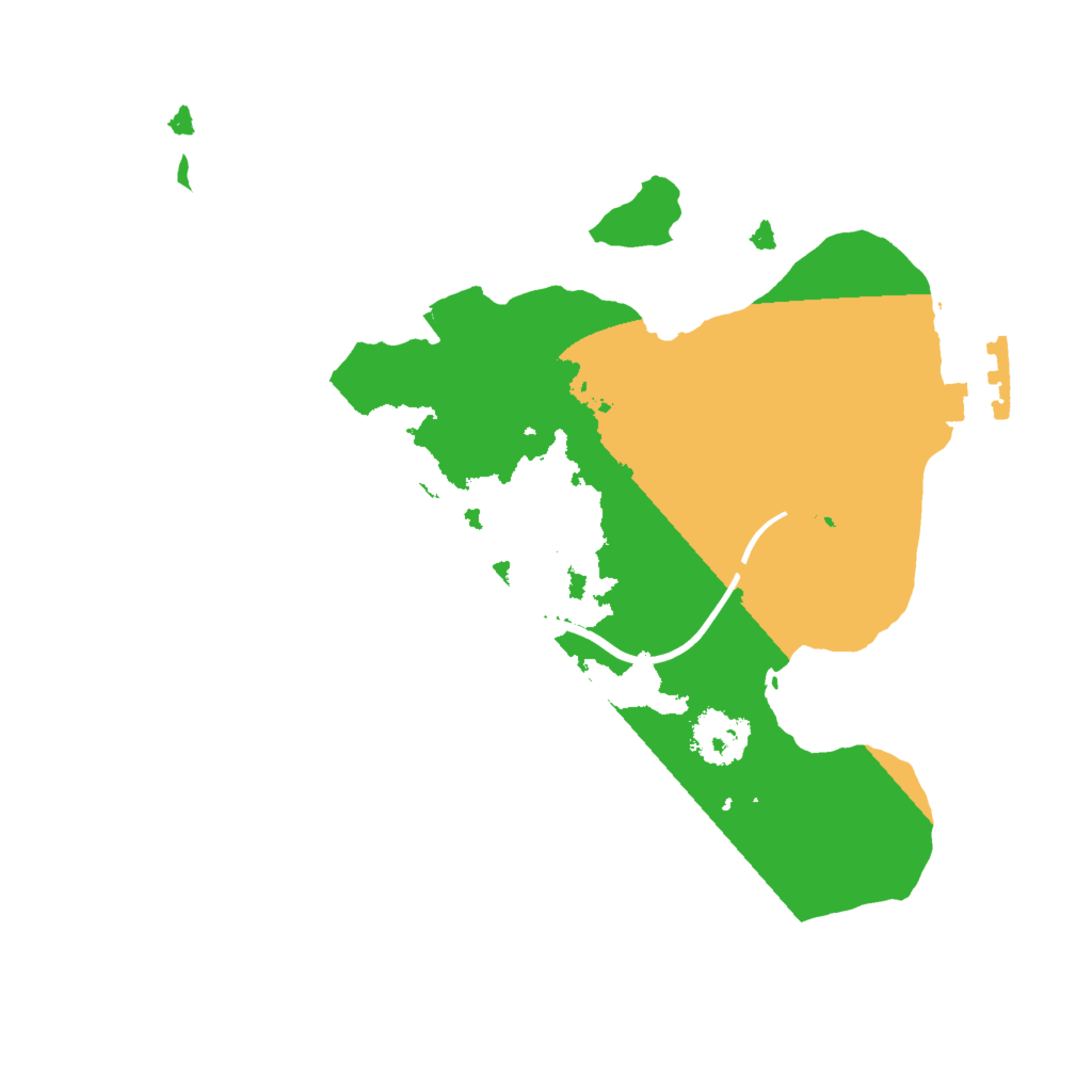 Biome Rust Map: Procedural Map, Size: 2000, Seed: 865309