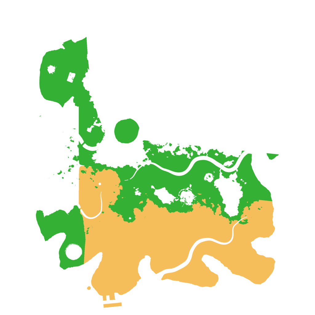 Biome Rust Map: Procedural Map, Size: 3500, Seed: 89716523