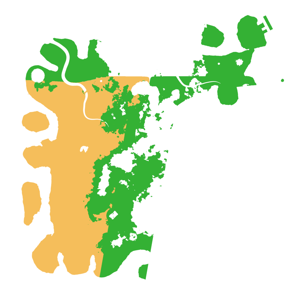 Biome Rust Map: Procedural Map, Size: 4000, Seed: 12345442