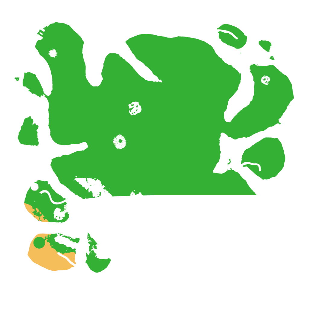 Biome Rust Map: Procedural Map, Size: 3500, Seed: 295923802