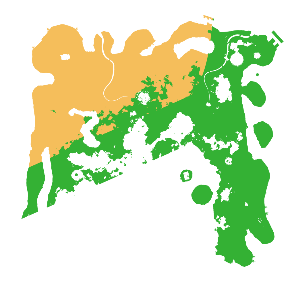 Biome Rust Map: Procedural Map, Size: 4000, Seed: 87685598