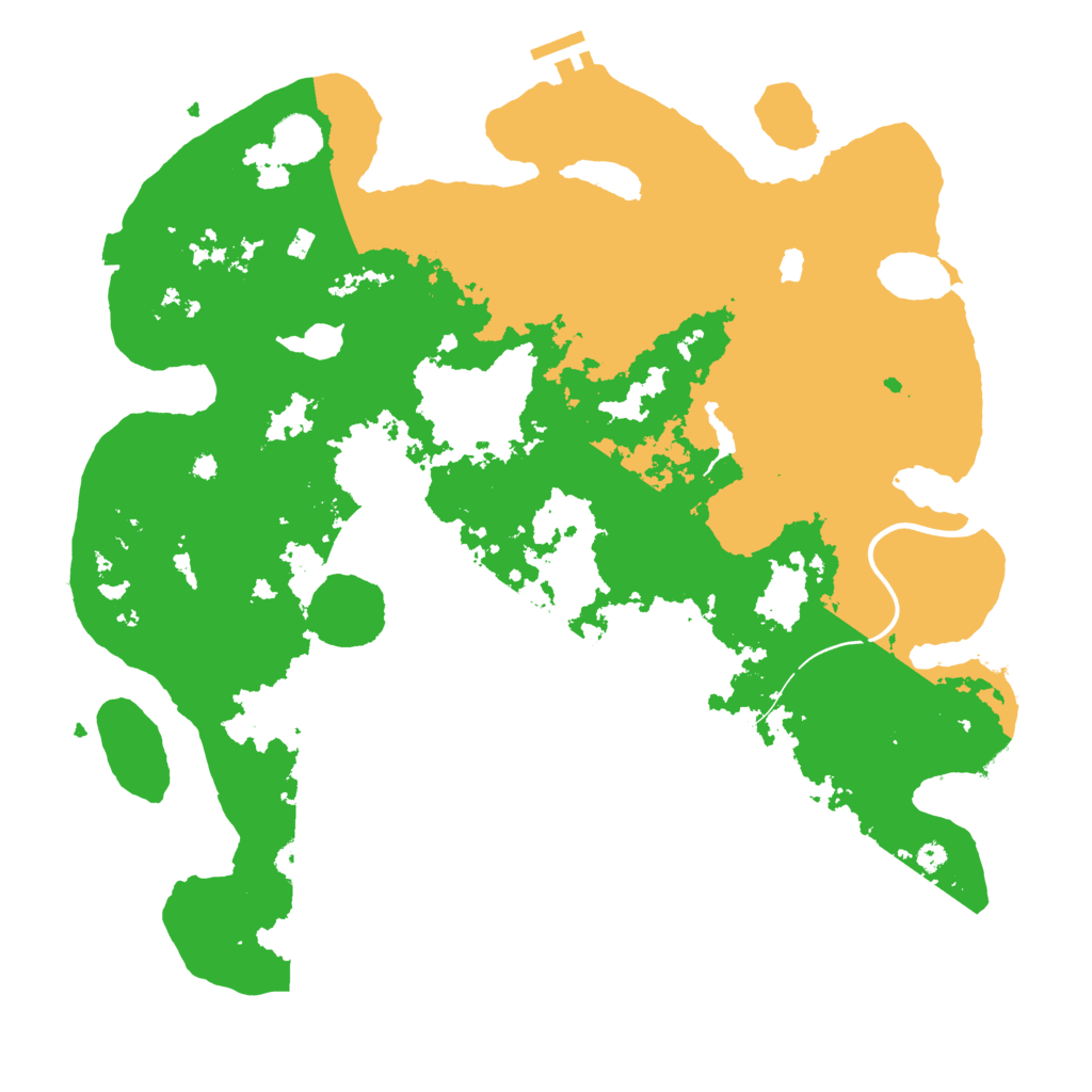 Biome Rust Map: Procedural Map, Size: 4000, Seed: 664145410