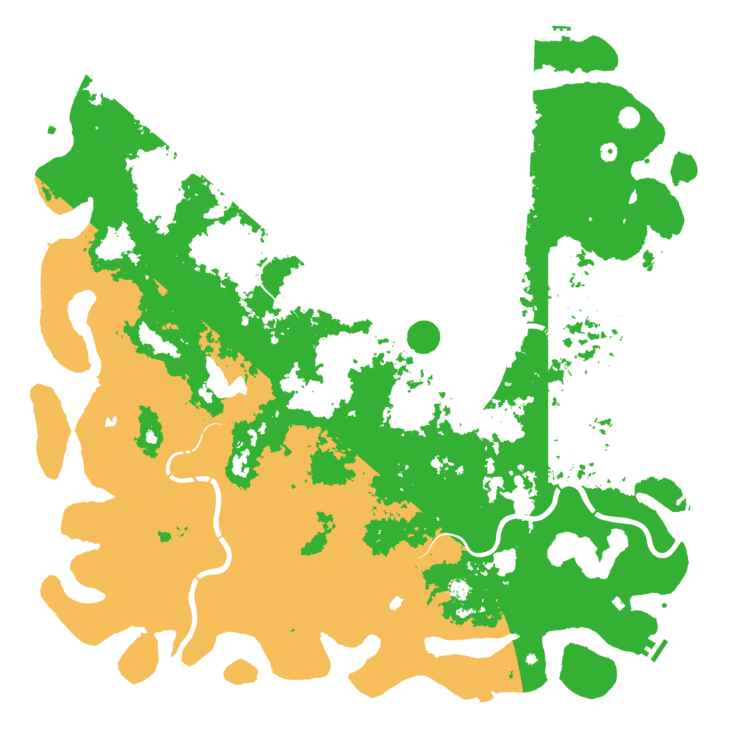 Biome Rust Map: Procedural Map, Size: 6000, Seed: 1294640326