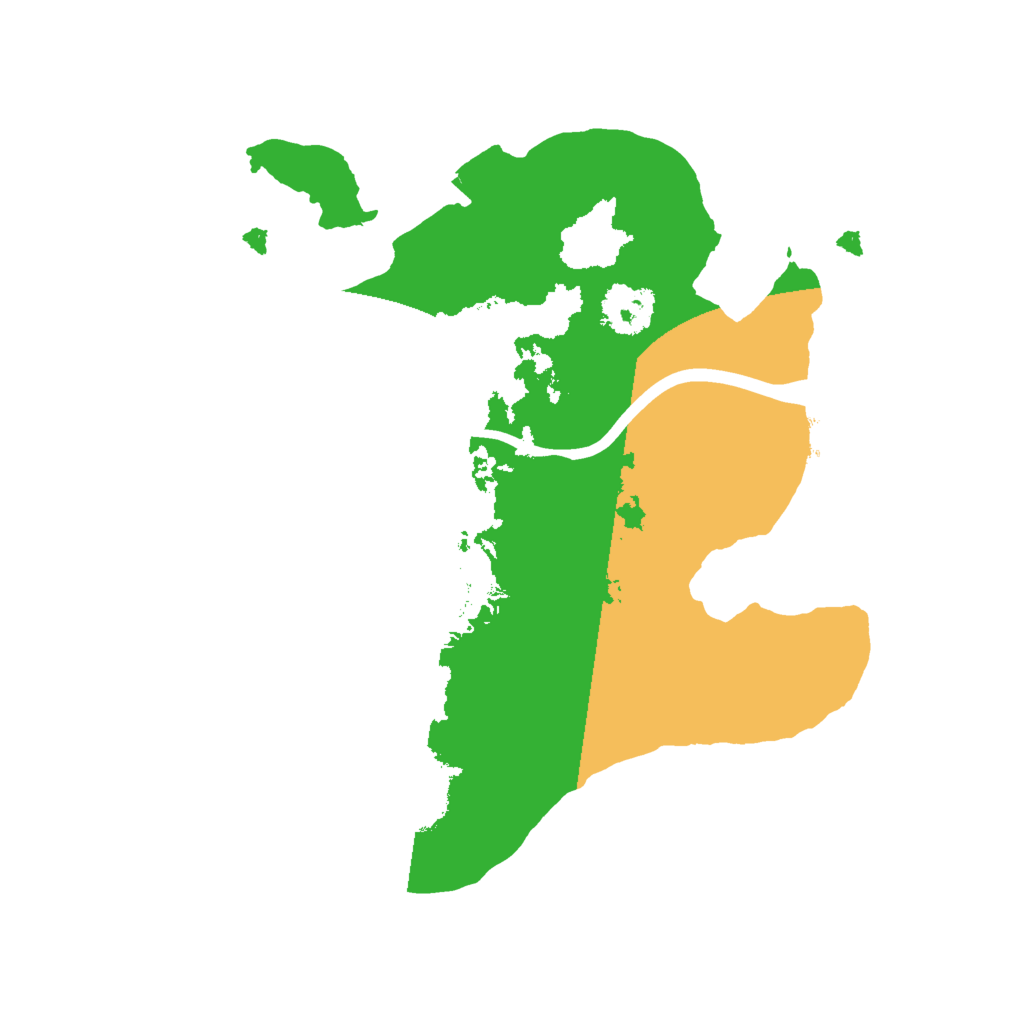 Biome Rust Map: Procedural Map, Size: 2000, Seed: 3424