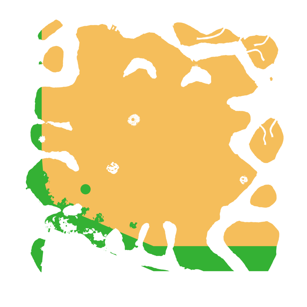 Biome Rust Map: Procedural Map, Size: 4000, Seed: 243475349