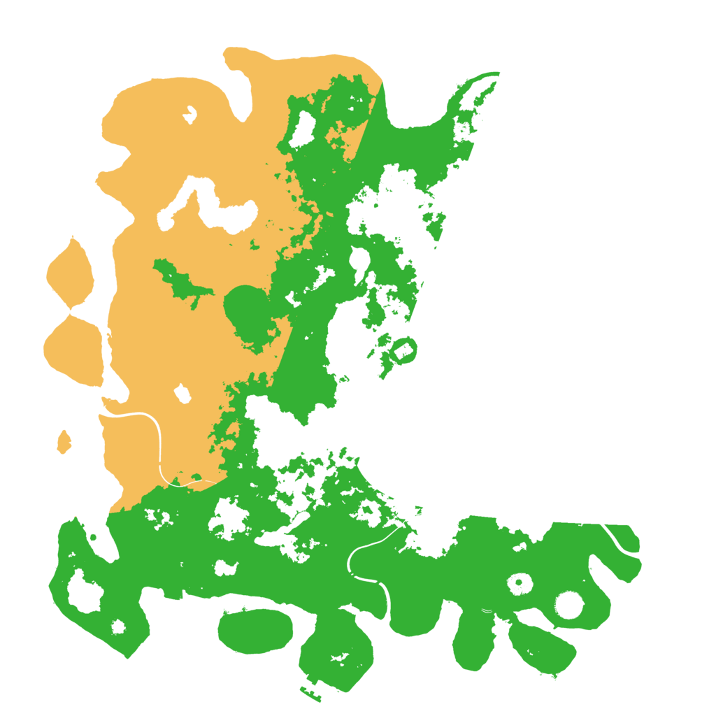 Biome Rust Map: Procedural Map, Size: 4500, Seed: 155119307