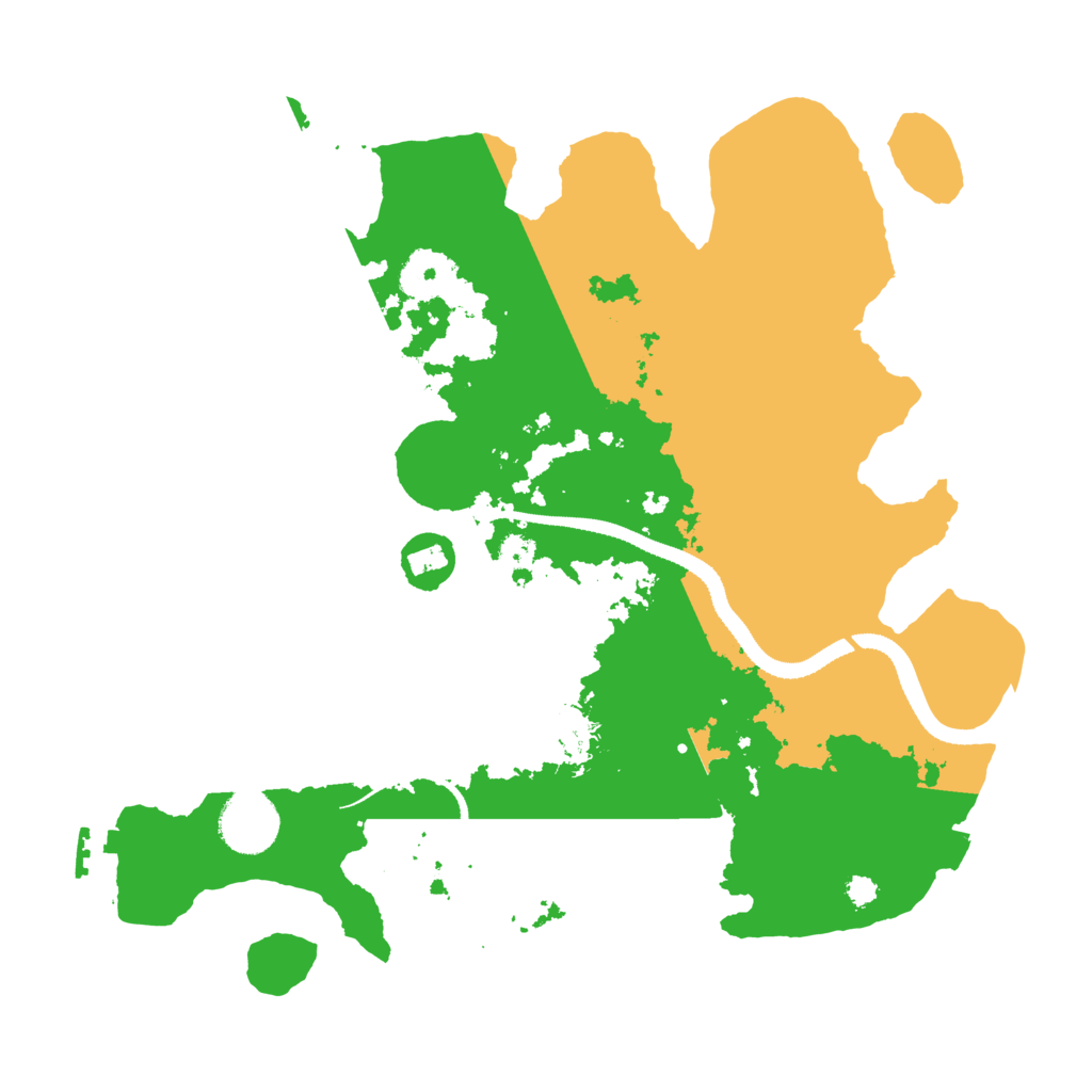 Biome Rust Map: Procedural Map, Size: 3250, Seed: 4356