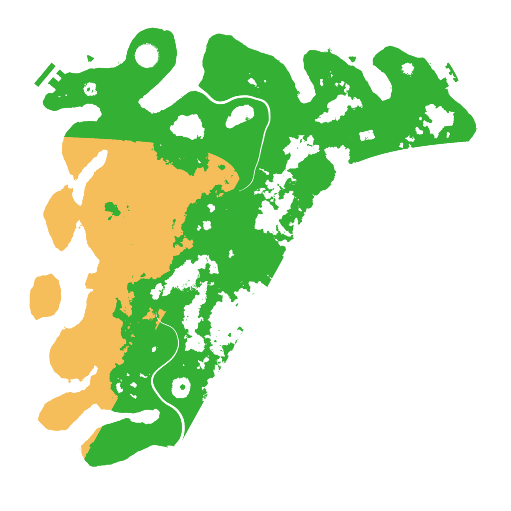 Biome Rust Map: Procedural Map, Size: 3800, Seed: 1672787