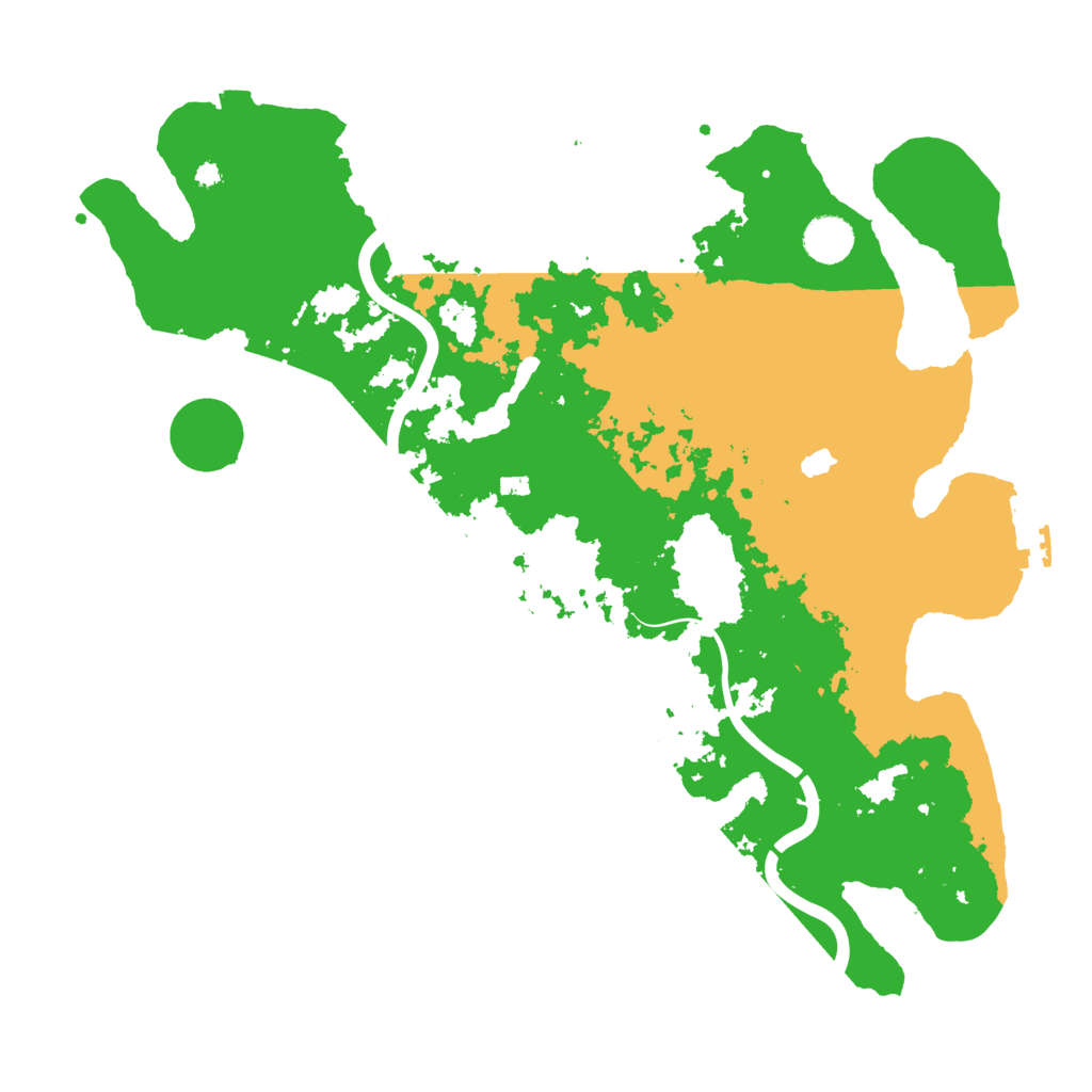Biome Rust Map: Procedural Map, Size: 4000, Seed: 15895