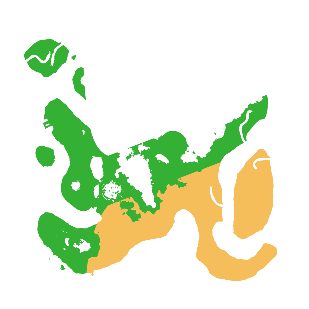 Biome Rust Map: Procedural Map, Size: 3000, Seed: 153779