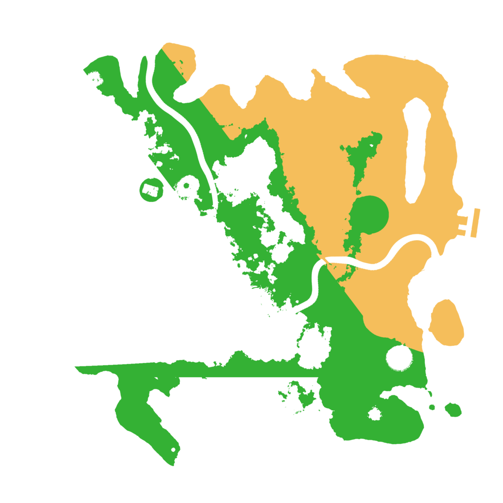 Biome Rust Map: Procedural Map, Size: 3500, Seed: 1462703397