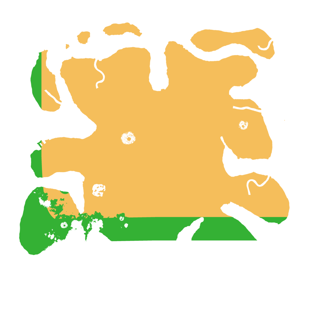 Biome Rust Map: Procedural Map, Size: 3500, Seed: 511145457