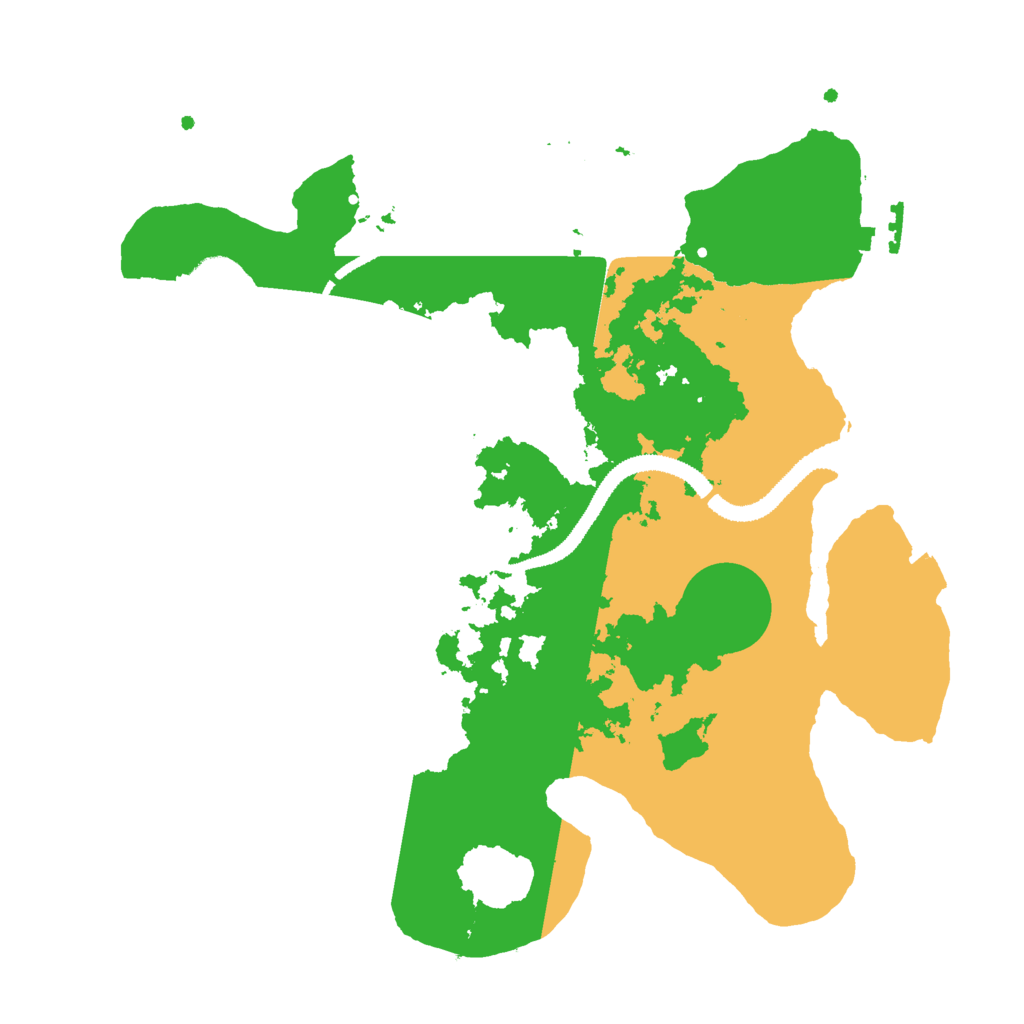 Biome Rust Map: Procedural Map, Size: 3000, Seed: 4535483
