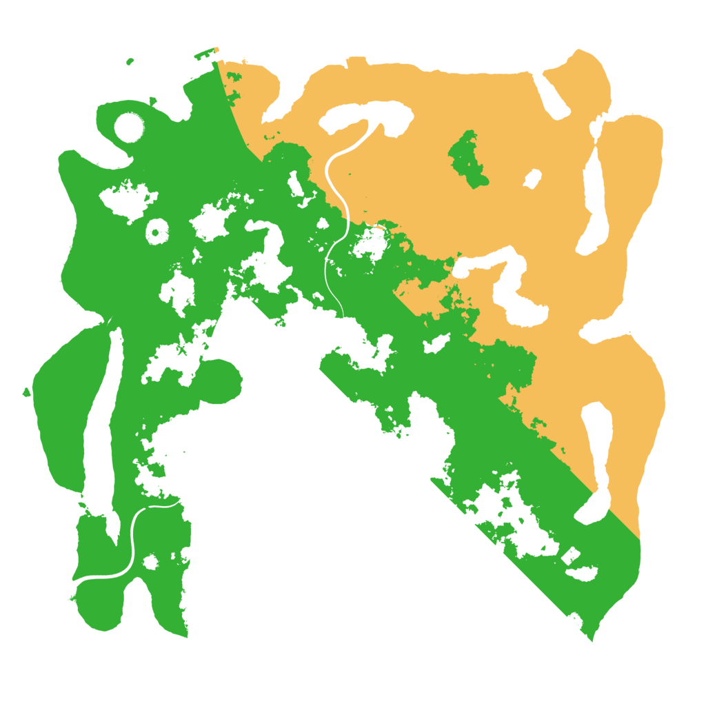 Biome Rust Map: Procedural Map, Size: 4200, Seed: 1331458529